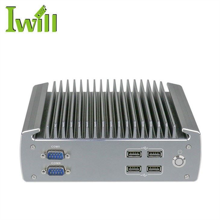 I3 i5 i7 PC perindustrian fanless