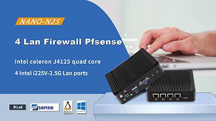 PC Mini 4x2.5G Lan J4125 Pfsense baharu